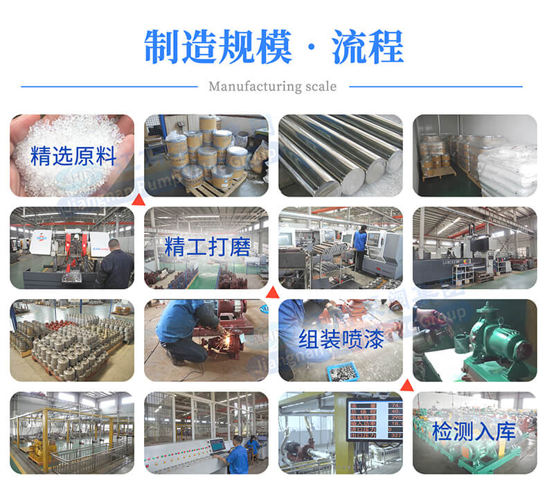 JUY耐腐耐磨液下泵制造流程